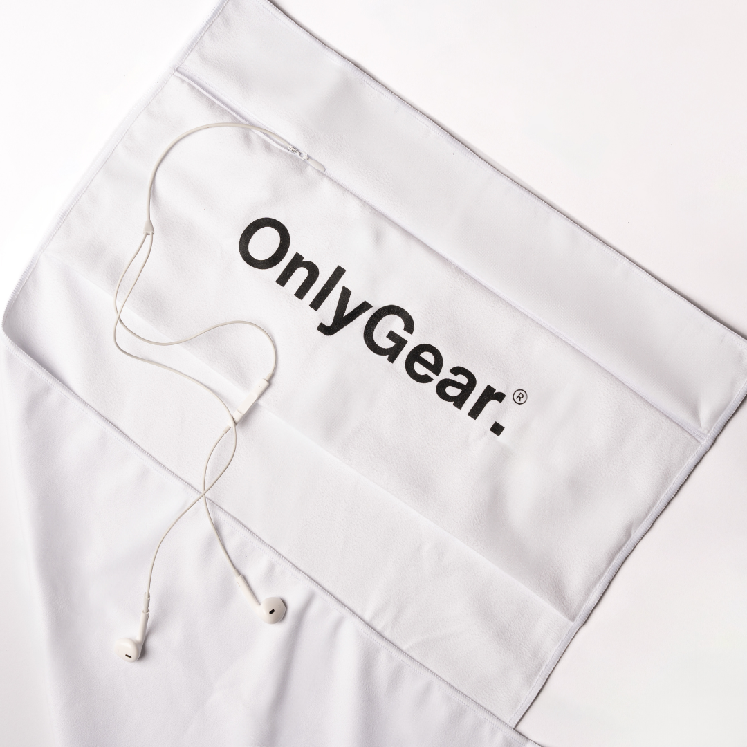 White microfiber towel 