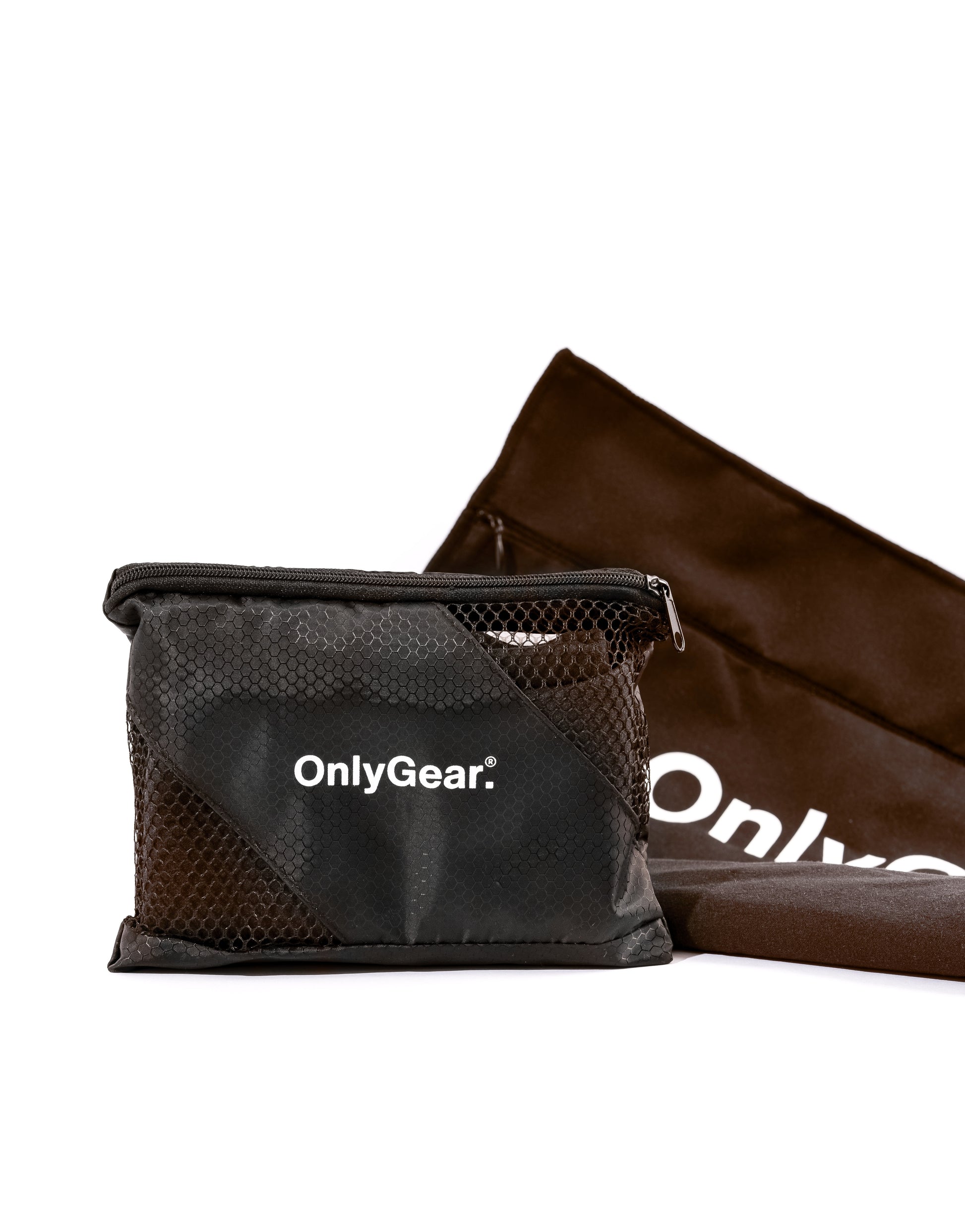 Brown microfiber towel